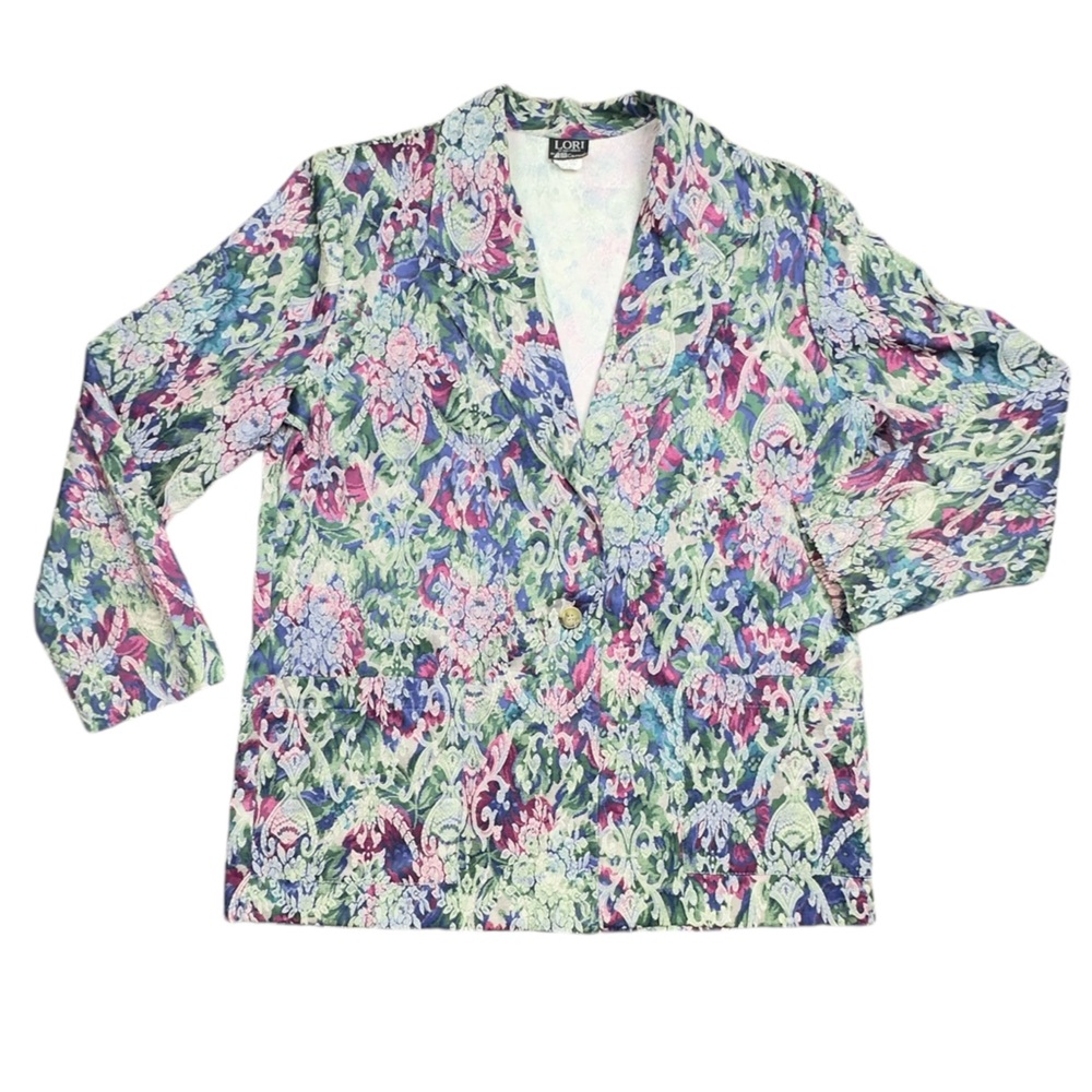 Multicolor Patterned Blazer - Picture 7 of 16